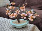 Vintage Japaanse lenteboom bonsaiboom uit Jade glas, Huis en Inrichting, Ophalen of Verzenden
