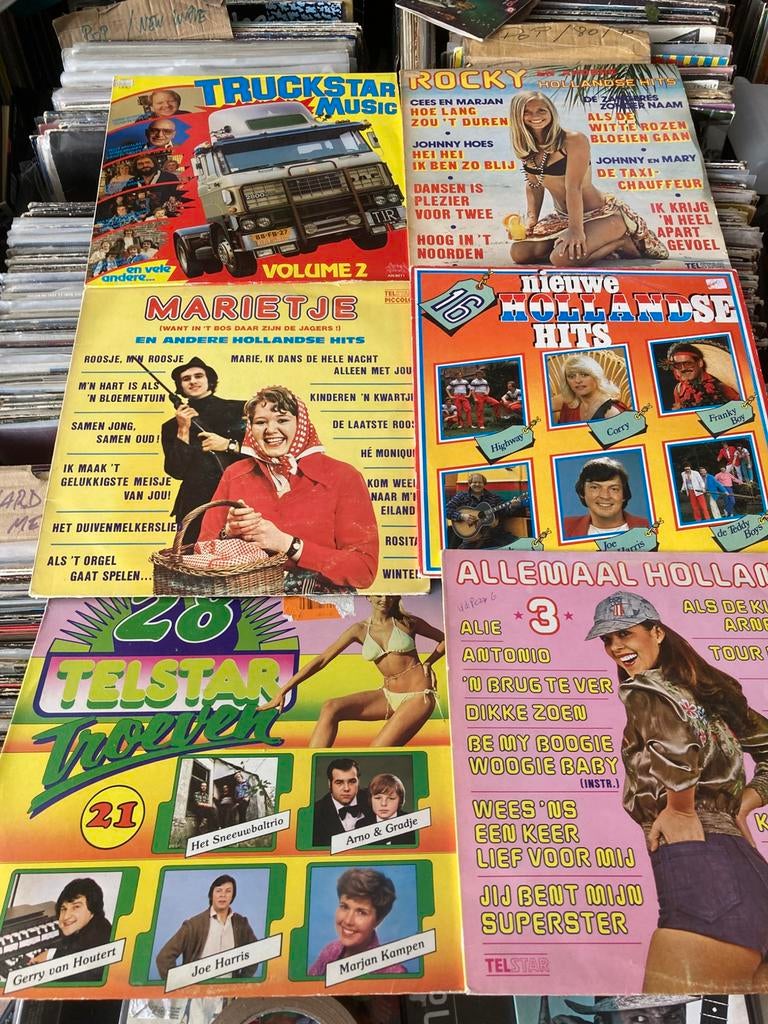 👉 PIRATENHITS- TELSTAR toppers/deel 2-14 Lp’s samen, Enlèvement ou Envoi