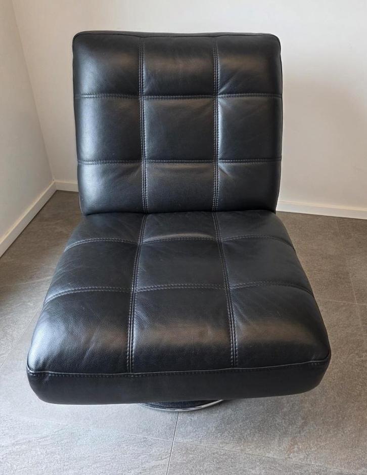 Zetel op draaivoet, Huis en Inrichting, Zetels | Zetels en Chaises Longues, Gebruikt, Eenpersoons, Minder dan 150 cm, 75 tot 100 cm