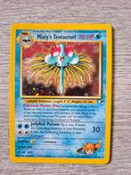 Misty's Tentacruel holo gym heroes 10/132, Ophalen of Verzenden, Zo goed als nieuw, Losse kaart, Foil