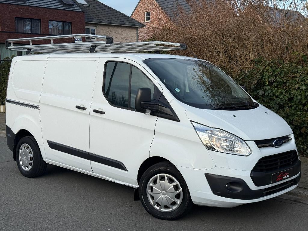 Ford Transit Custom 2.0 TDCi Euro6b Automaat | Incl.Keuring, Stof, Wit, Bedrijf, Diesel