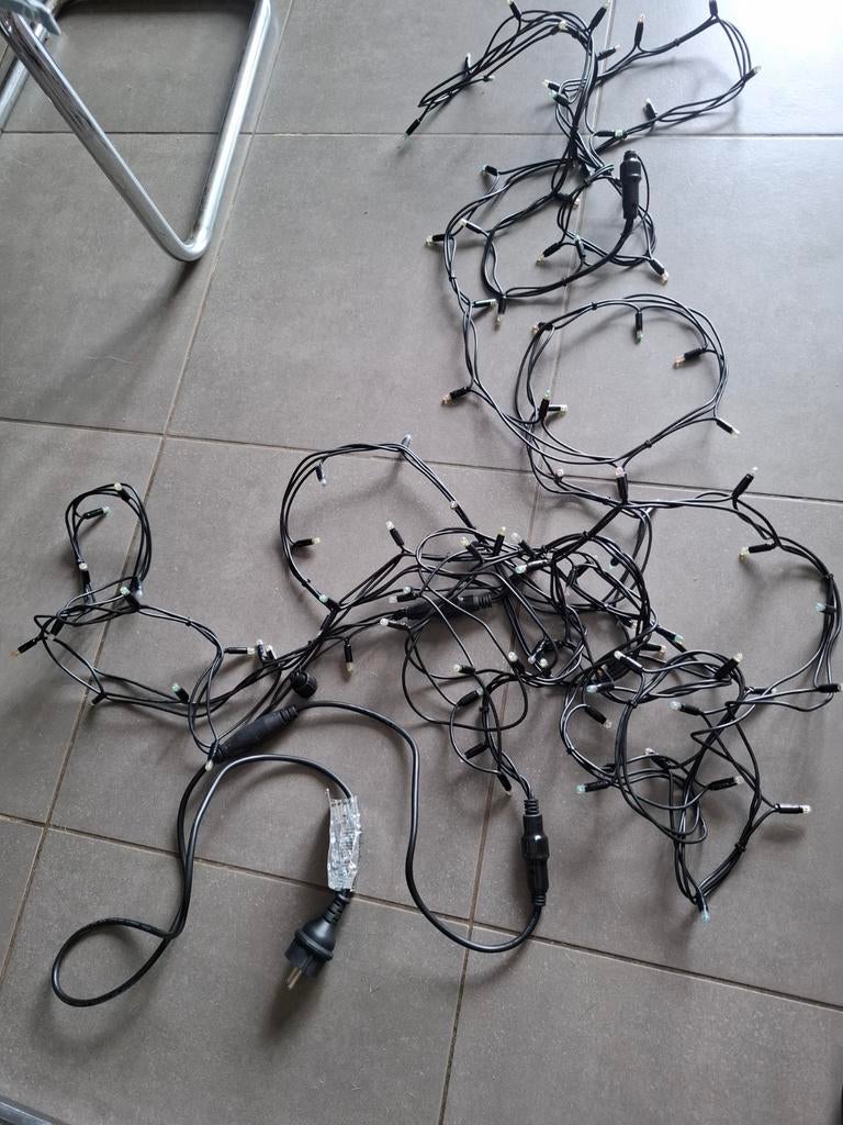 Guirlandes de lumière 100 lampes LED de couleur, Enlèvement ou Envoi