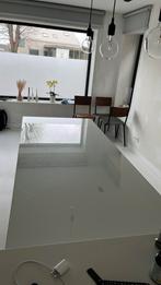 Table avec plateau en verre, Maison & Meubles, Enlèvement