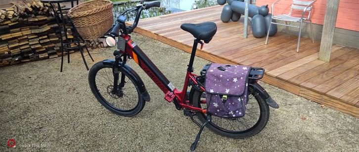 E-bike LANKELEISI, Fietsen en Brommers, Elektrische fietsen, Zo goed als nieuw, Overige merken, 51 tot 55 cm, 50 km per accu of meer