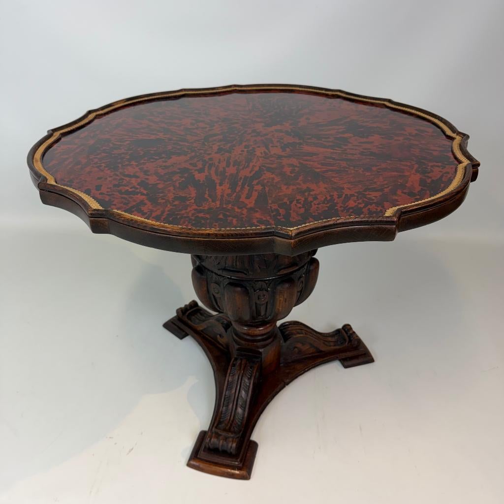 Guéridon avec placage de tortue de la Maison Franck, Enlèvement ou Envoi