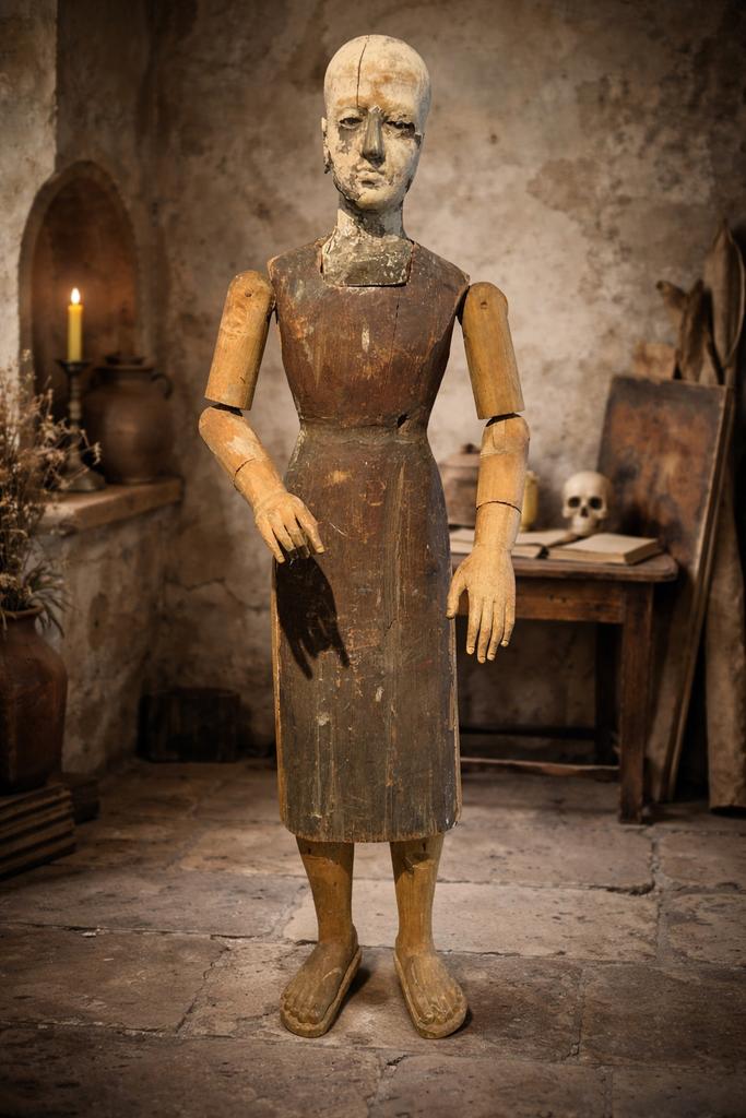 Oude mannequin pop, Ophalen