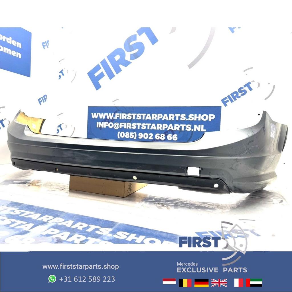 S204 W204 AMG ACHTERBUMPER + DIFFUSER Mercedes C Klasse W204, Arrière, -, Enlèvement ou Envoi, Pare-chocs