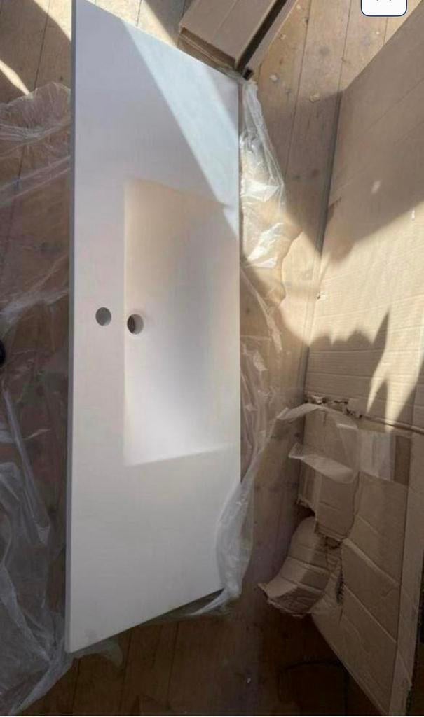 Nouvel évier blanc mat, Enlèvement, Comme neuf