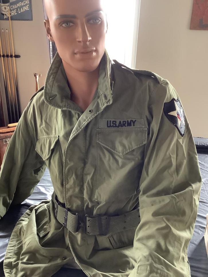 M65 Vietnam avec étiquette et patch d origine US army, Collections, Objets militaires | Général, Enlèvement ou Envoi