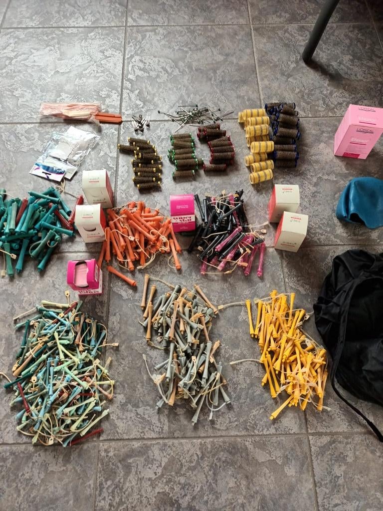 Permanent spullen en krulspelden, Ophalen