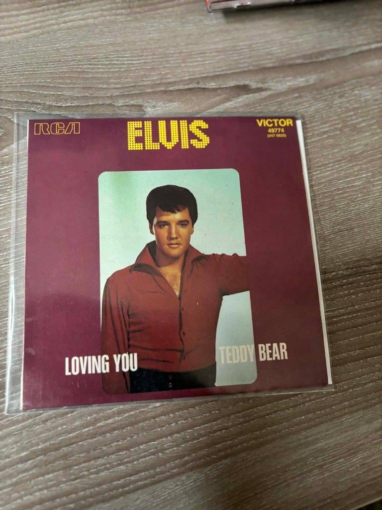 Elvis single Loving you/teddy bear, Franse persing,, CD & DVD, Vinyles | Rock, Enlèvement ou Envoi, 7 inch, Utilisé, Rock and Roll