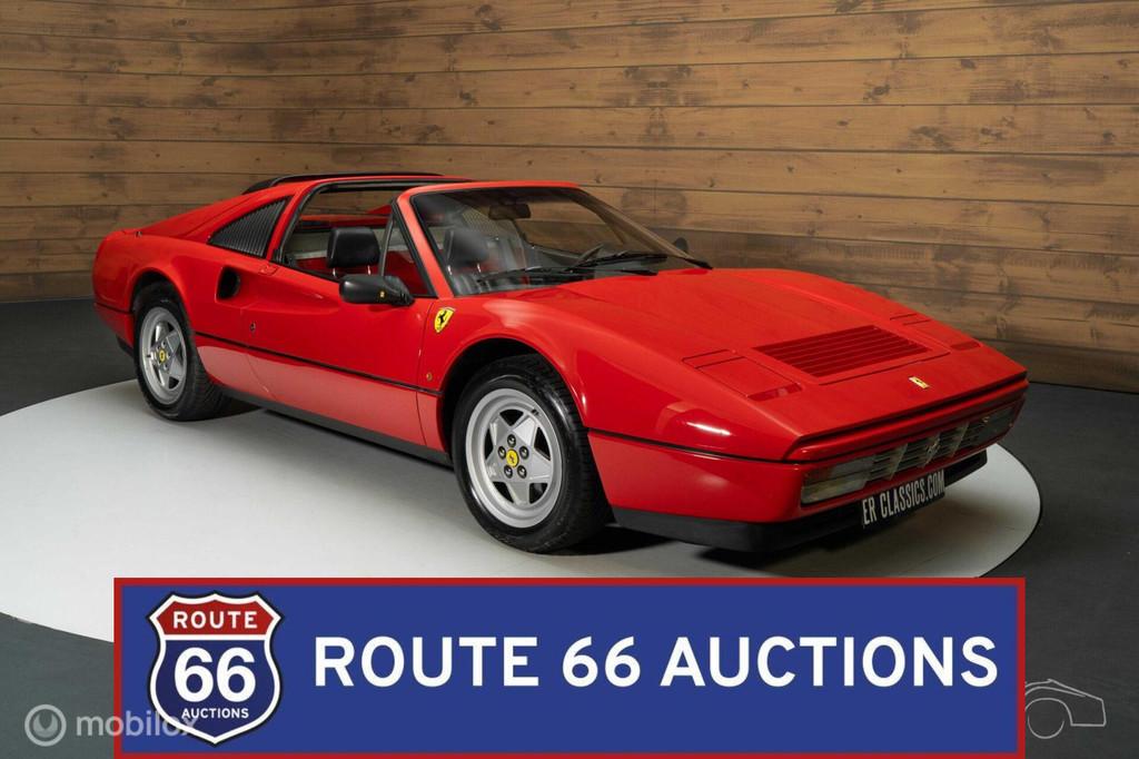 Ferrari 328 GTS | 1989 | Route 66 Auctions, Auto's, Oldtimers, Bedrijf, Te koop, Ferrari, Benzine, Overige carrosserie, Handgeschakeld