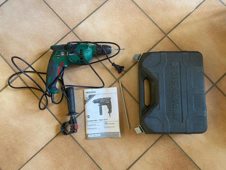 Parkside perceuse  percussion PSBM  750A1 cordon bloqué, Bricolage & Construction, Outillage | Foreuses, Utilisé, Perceuse, 600 watts ou plus