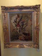 schilderijlijst, goudkleurig, B78xH92cm, met gobelin, Huis en Inrichting, Ophalen, Gebruikt, 75 tot 100 cm, 75 cm of meer
