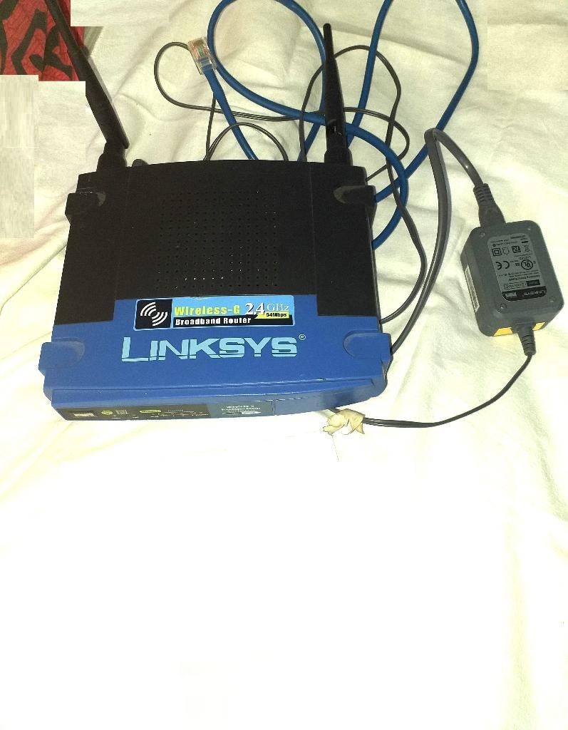 Linksys Broadband WRT54gl router 2,4 GHz 500 Mbps, Computers en Software, Verzenden