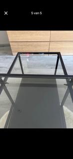 Salontafel, Maison & Meubles, Tables | Tables de salon, Verre, 50 à 100 cm, Comme neuf, Enlèvement