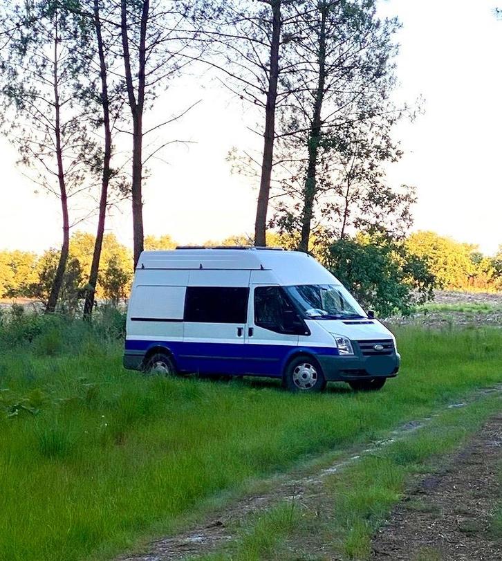 Ford Transit zelfbouw camper van L2H3, Caravans en Kamperen, Mobilhomes, Particulier, tot en met 2, Buscamper of Camperbus, Ford