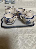 Mini serviesje Delfts blauw 8dl, Antiek en Kunst, Ophalen of Verzenden