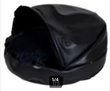 Panier nid chat ou petit chien Jack & Vanilla noir NEUF, Animaux & Accessoires, Paniers pour chats, Enlèvement ou Envoi, Neuf