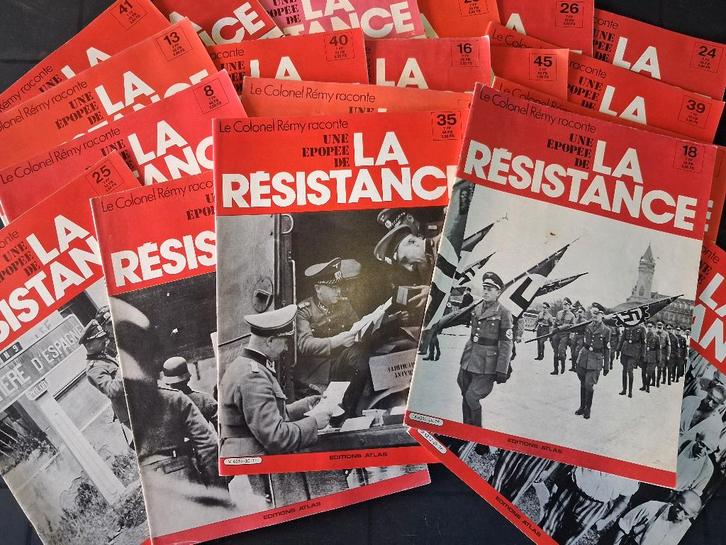 oorlogstijdschriften ..37 stuks la resistance., Verzamelen, Militaria | Algemeen, Landmacht, Boek of Tijdschrift, Ophalen of Verzenden