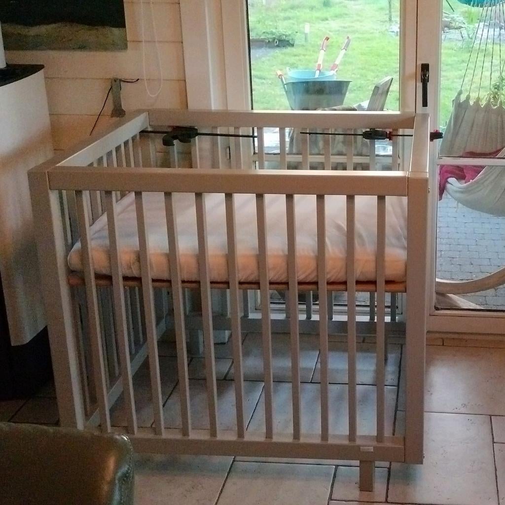 Babypark met aerosleep topper, Kinderen en Baby's, Babyparken, Gebruikt, Rechthoekig, In hoogte verstelbaar, Boxkleed, Ophalen