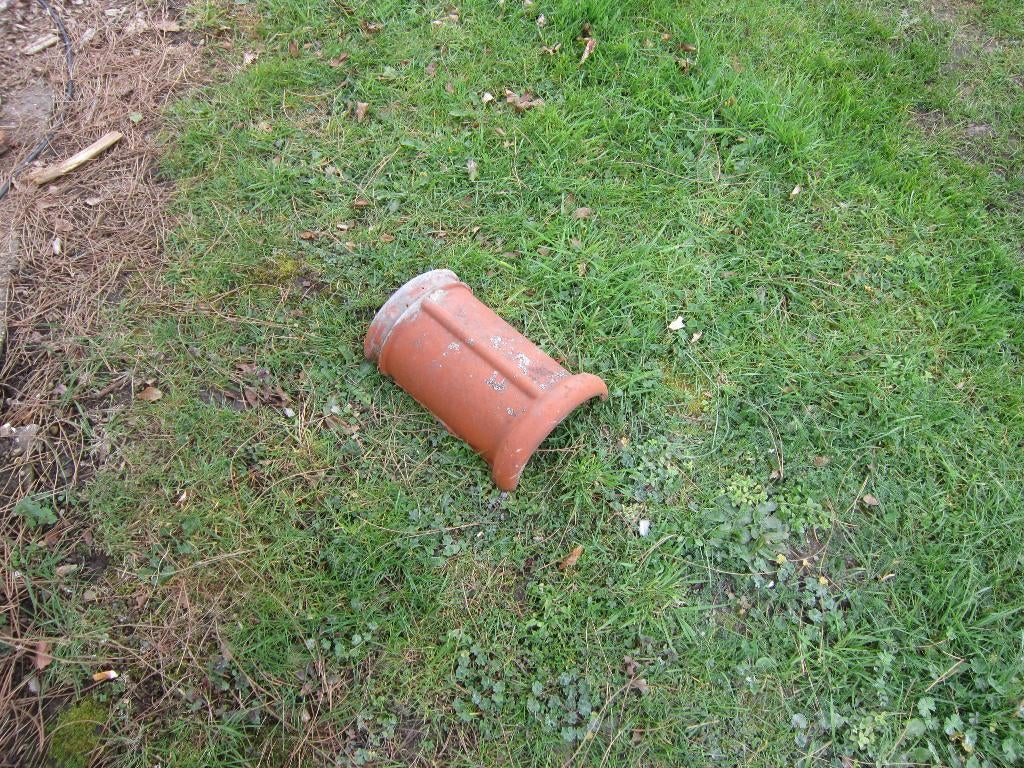 nokpannen, Doe-het-zelf en Bouw, Ophalen, Gebruikt, Steen of Klei, Dakpannen