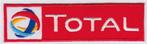 Total stoffen opstrijk patch embleem #3, Motos, Accessoires | Autocollants, Envoi