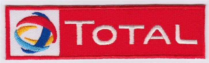 Total stoffen opstrijk patch embleem #3, Motos, Accessoires | Autocollants, Envoi