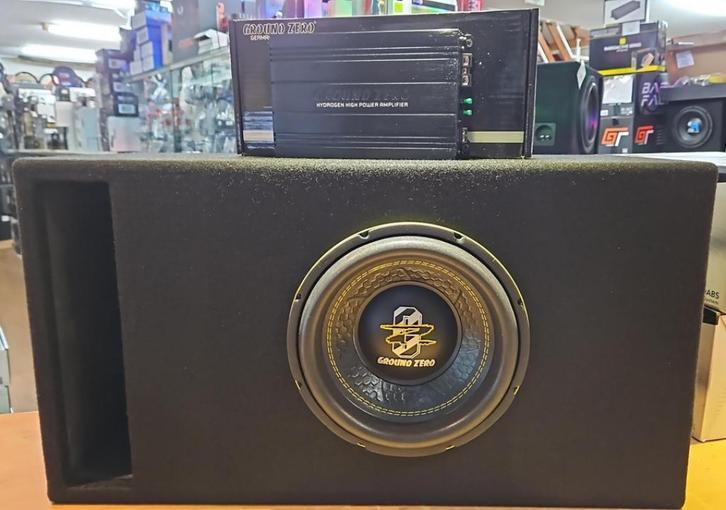 groundzero 700watt spl subwooferset opruiming