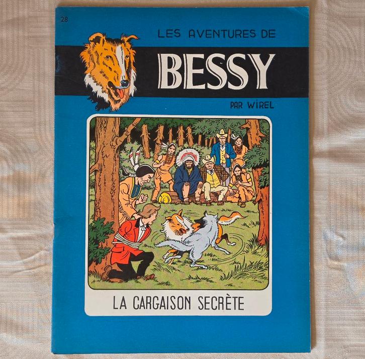 BESSY 28 ( 1 édition / 1e druk ) La Cargaison Secrète 1958, Boeken, Stripverhalen, Gelezen, Eén stripboek, Ophalen of Verzenden