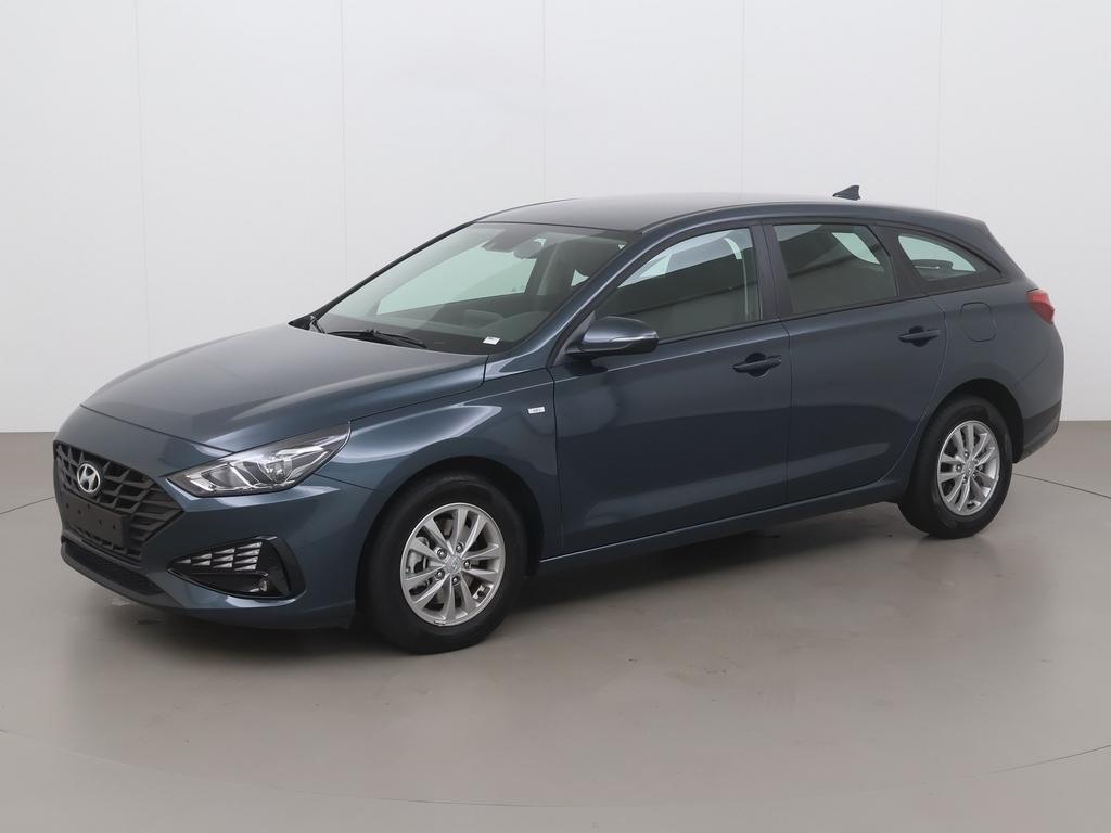 Hyundai i30 Wagon 1.0 t-gdi twist dct 120 AT, Auto's, Hyundai, Automaat, Blauw, Bedrijf, Break