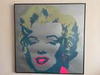 Serigrafie Marilyn Monroe met diamond dust, Antiek en Kunst, Ophalen