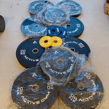 157 kilo nieuwe Olympische bumper en Atx plates  beschikbaar voor biedingen