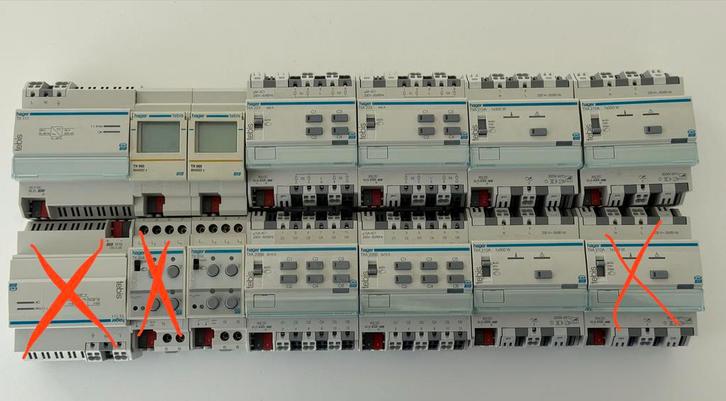 Hager Tebis - Domotica, Doe-het-zelf en Bouw, Elektriciteit en Kabels, Gebruikt, Ophalen of Verzenden