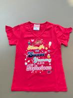 T-shirt frambozenkleur met print Mim-Pi 110, Kinderen en Baby's, Mim-pi, Meisje, Ophalen of Verzenden, Zo goed als nieuw