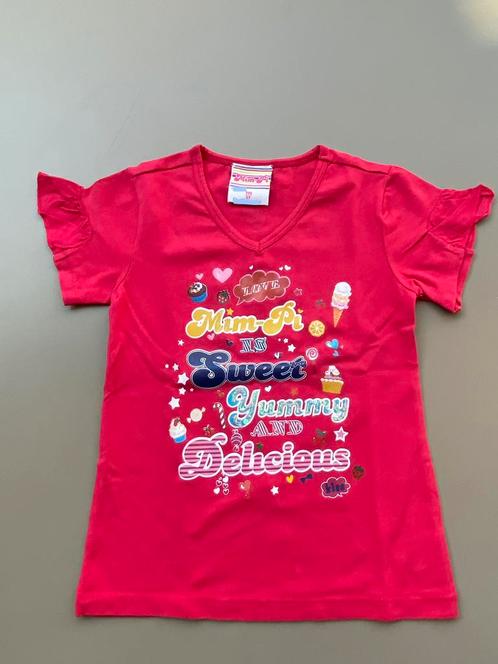 T-shirt framboise avec imprimé Mim-Pi 110, Enfants & Bébés, Vêtements enfant | Taille 110, Comme neuf, Fille, Chemise ou À manches longues