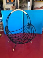 Vintage ronde metalen fruitmand. Fifties, Ophalen of Verzenden