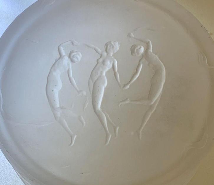 Art Deco Poederdoos - René Lalique voor d'Orsay., Antiek en Kunst, Antiek | Glaswerk en Kristal, Ophalen of Verzenden