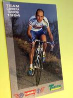 wielerkaart 1994  team carrera marco pantani signe, Verzenden, Zo goed als nieuw
