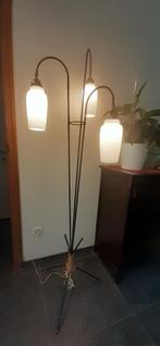 staande lamp vintage, Huis en Inrichting, Lampen | Vloerlampen, Ophalen, Glas, 150 tot 200 cm, Vintage jaren '60