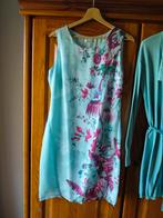Kleedje + gilet 38 muntgroen / rose, Kleding | Dames, Jurken, Ophalen of Verzenden, Zo goed als nieuw