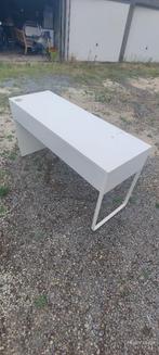 Zitbureau wit 50dx75hx142b, Ophalen, Gebruikt, Bureau