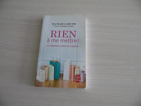RIEN À ME METTRE       ÉLISE RICADAT ET LYDIE TAÏEB, Boeken, Psychologie, Zo goed als nieuw, Ontwikkelingspsychologie, Ophalen of Verzenden