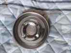 vintage sigaretten-asbak uit roestvrij staal (inox), Ophalen of Verzenden, Zo goed als nieuw, Asbak