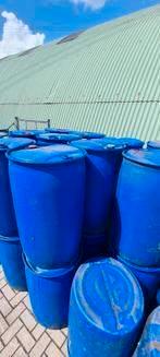 Plastic regentonnen 200 liter, Tuin en Terras, 150 liter of meer, Ophalen, Gebruikt, Kunststof