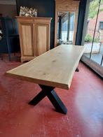 Table en chêne massif, Huis en Inrichting, Tafels | Eettafels, Nieuw, Eikenhout, Ophalen