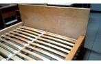 tweepersoonsbed 160x200 GRATIS, Huis en Inrichting, Ophalen, Gebruikt, Bruin, Tweepersoons