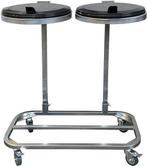 Dubbele vuilniszakhouder met deksel | GRATIS LEVERING