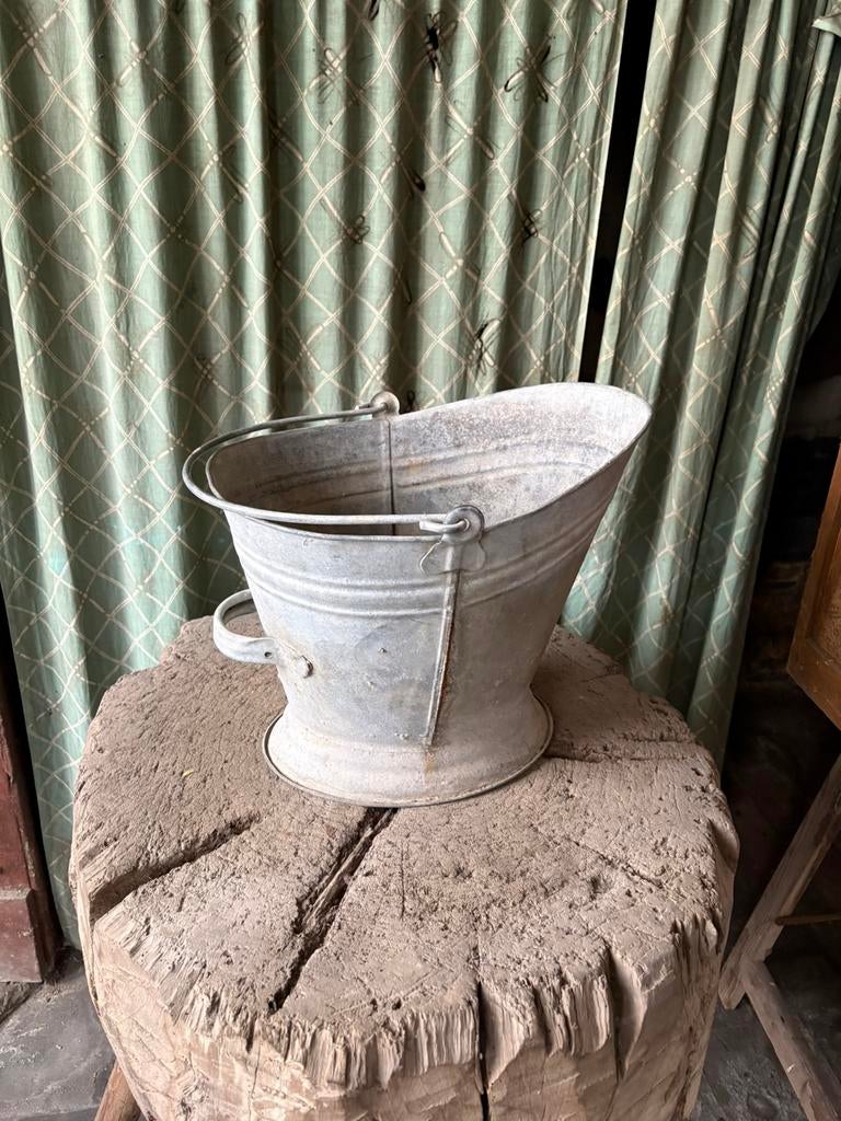 Kolenkit in zink, Ophalen, Gebruikt