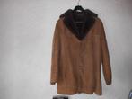 veste en daim fourré largueur épaule 50 cm, Kleding | Heren, Jassen | Winter, Ophalen of Verzenden, Zo goed als nieuw